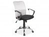 FOTEL OBROTOWY Q-078 SZARO/CZARNY