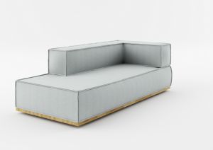 Szezlong 200 krótki NOi Natural Absynth
