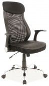FOTEL OBROTOWY Q-120 CZARNY