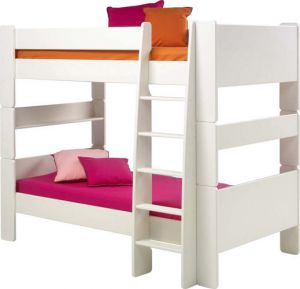 Łóżko piętrowe podwójne Steens for kids - biały