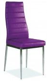 KRZESŁO H261 FIOLET/CHROM