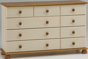 Komoda 2+3+4 szuflady Richmond kolor kremowy