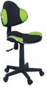 FOTEL OBROTOWY Q-G2 ZIELONO/CZARNY