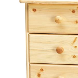 MAX komoda 2+4 sosna naturalna - lite drewno