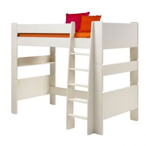 Łóżko piętrowe pojedyncze Steens for kids - biały mdf