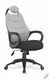 STRIKER fotel gabinetowy czarno-popielaty