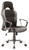 FOTEL OBROTOWY Q-033 CZARNY