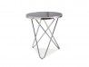 STOLIK FABIA C CZARNY/CHROM