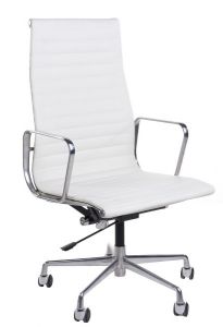 Fotel biurowy CH1191T skóra, chrom