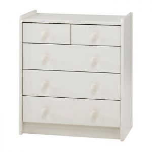 Komoda 2+3 Steens For Kids - biały mdf