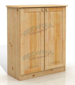 Komoda z litego drewna Emil 2D