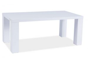 Biała lakierowana ława Montego C 60x100