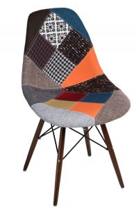 Krzesło P016W insp. DSW dark Patchwork