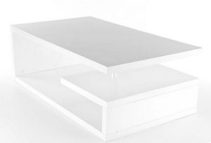 Ława Tierra w kolorze białym 120/70