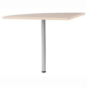 Blat narożny do biurka PRIMA 80cm - jasny klon \ szary