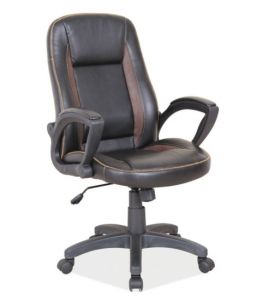 Fotel gabinetowy z ekoskóry Q-810